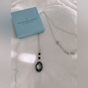 Touchstone Crystal by Swarovski pendant necklace